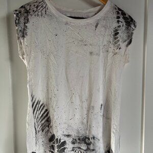 Diesel Abstract Print Top – Short Sleeve – Size XS